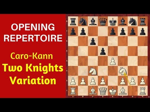 Caro-Kann Defense Two Knights Variation [2.Nf3 d5 OR 2.Nc3 d5]