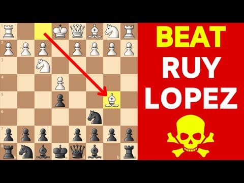 Aggressive Variation Against the Ruy Lopez for Black [TRAPS Included]