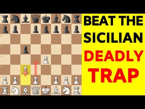Crush the Sicilian Defense: TRAPS in Alapin Variation