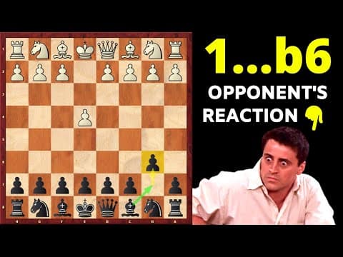 SHOCK your opponents with 1...b6 | Chess Openings for Black | Owen's Defense