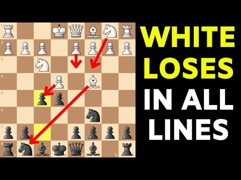 Rousseau Gambit: TRAPPIEST Opening for Black vs 1.e4