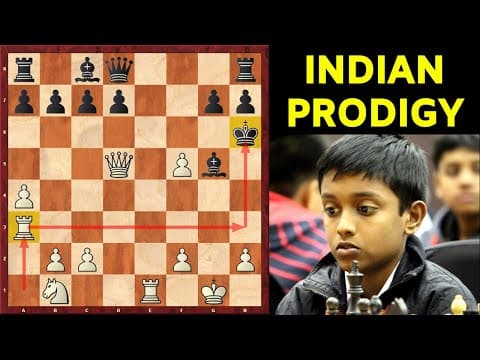 Indian Prodigy REFUTES the Berlin Defense??! | Ruy Lopez opening TRAP