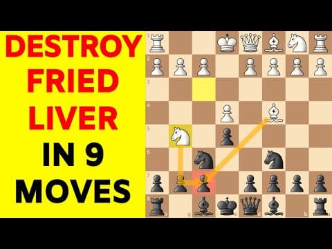 Ulvestad Variation: How to Crush the Fried Liver Attack in 9 Moves!