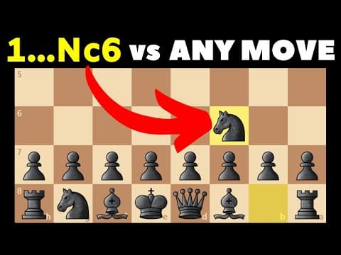 ONE Opening to Face Any First Move by White | Nimzowitsch Defense